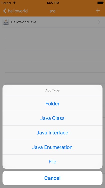 Mobile IDE for Java