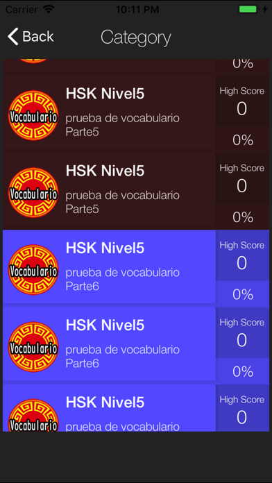 HSK Nivel 4/5 examen screenshot 3