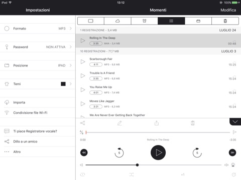 Voice Recorder HD + screenshot 2