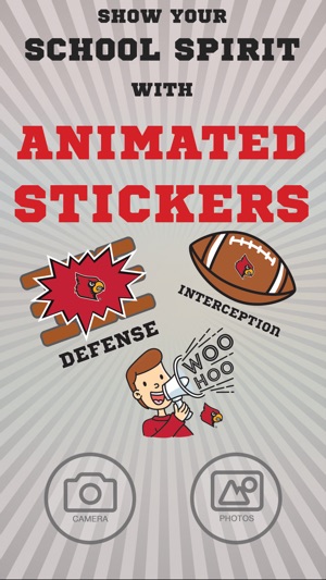 Louisville Cardinals Animated Selfie Stickers(圖1)-速報App