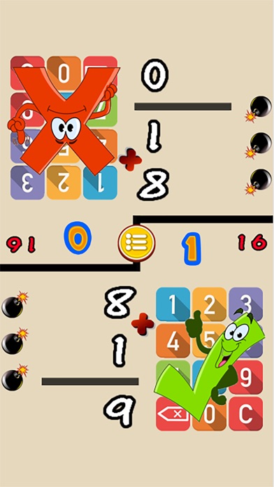 Basic Math Addition Duel Games screenshot 3