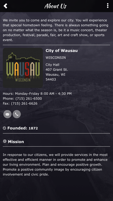 City of Wausau screenshot 2