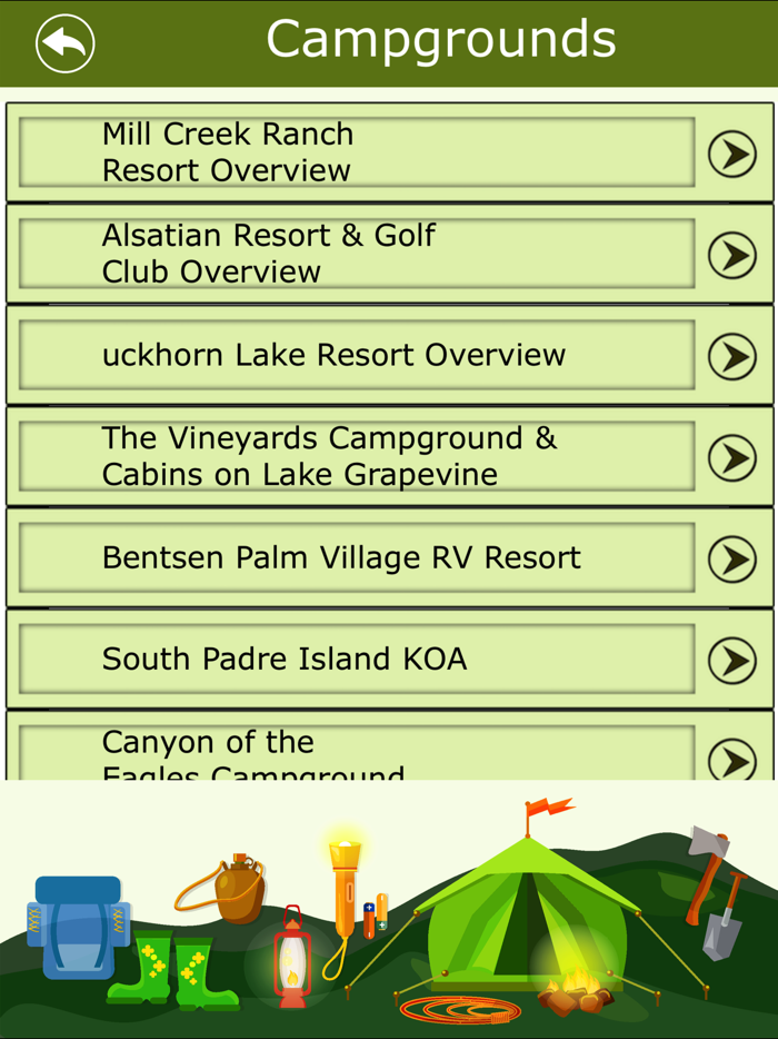 Texas Campgrounds  Trails