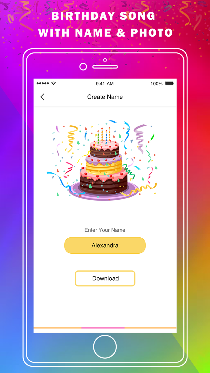 My Name Birthday Song  Photo