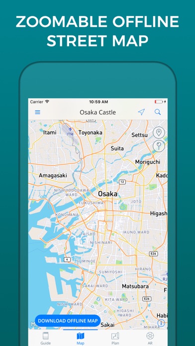 Osaka Castle Guide and Maps screenshot 3