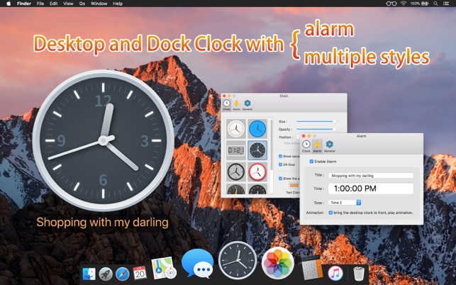 DDClock - Desktop & Dock Clock