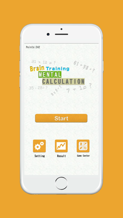 How to cancel & delete Brain Training:  Mental Calc from iphone & ipad 1
