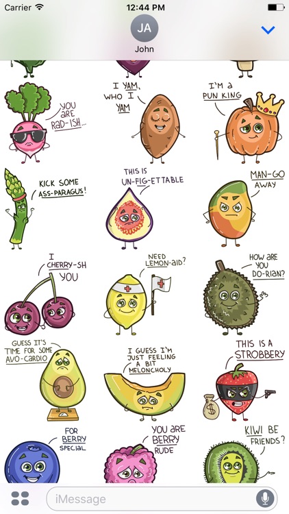 Frugetable Puns