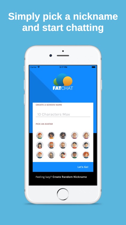 FATChat - Fun, Anonymous Chat