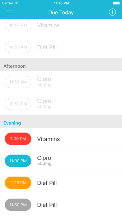 Easy Pill - medication tracker and reminder Screenshot 2