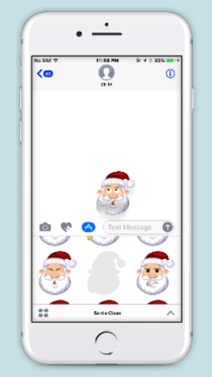 Santa Claus Sticker For iMessage