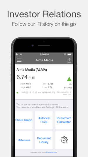 Alma Media Investor Relations(圖1)-速報App