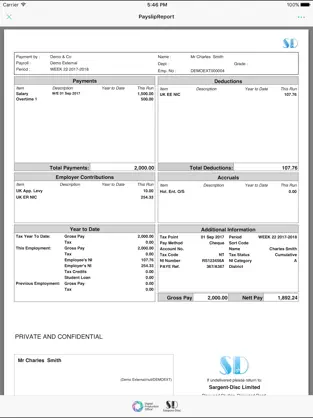 Immagine di 3 Payslip iphone
