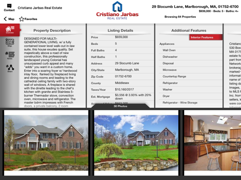 CRISTIANO JARBAS REAL ESTATE for iPad screenshot 2