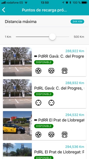 Resultado de imagen de amb electrolineres app