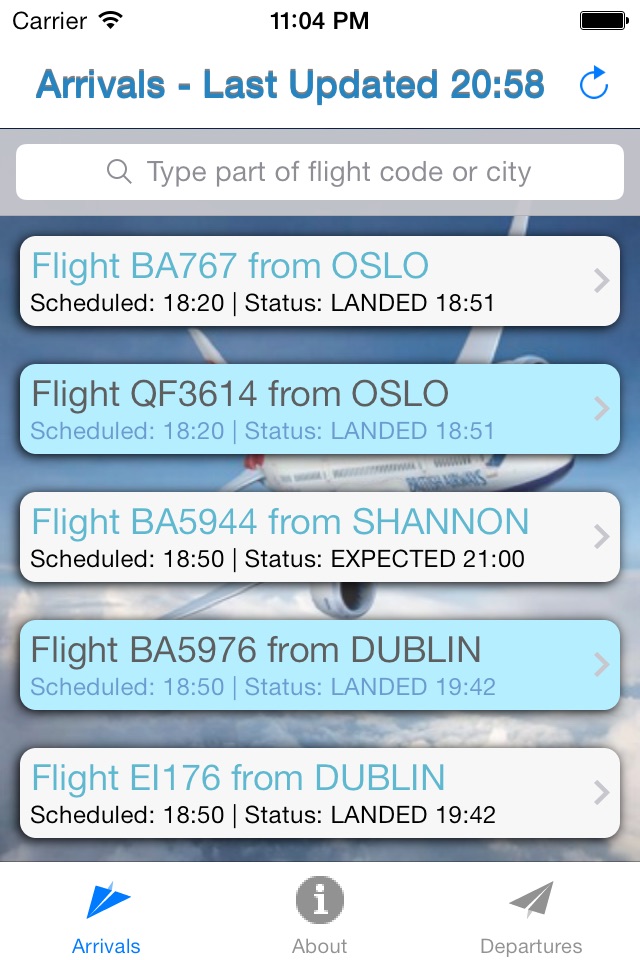 Heathrow Flight Status Alerts screenshot 2