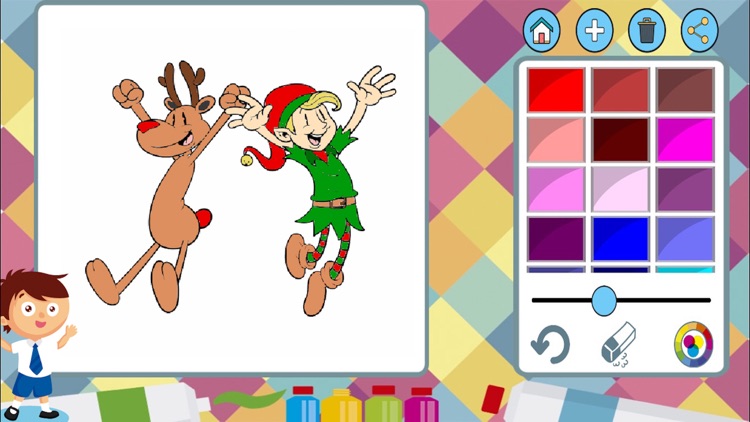 Christmas paint coloring book screenshot-3