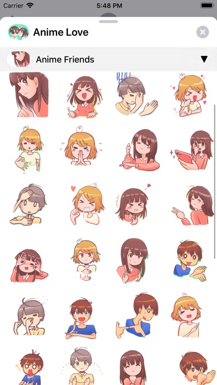 Anime Love Sticker screenshot-6