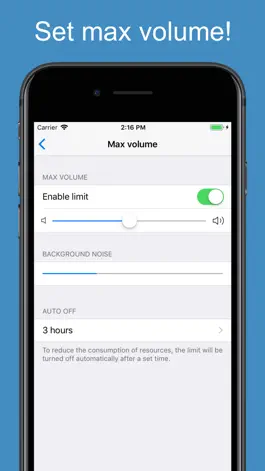 Game screenshot Volume Limit Control apk