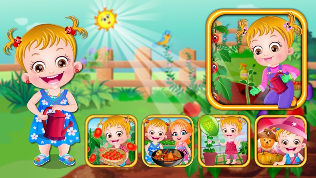 Baby Hazel Gardening Time Game