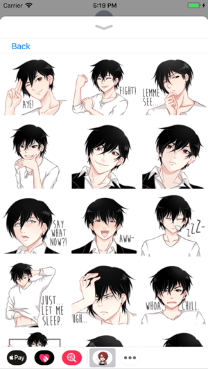 Anime Boys Stickers(圖3)-速報App