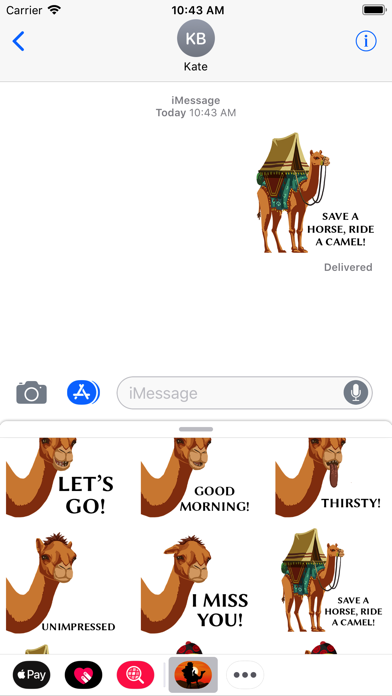 Silk Road Camel Stickers screenshot 2