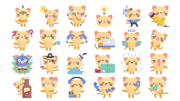 Kitty Stickers..