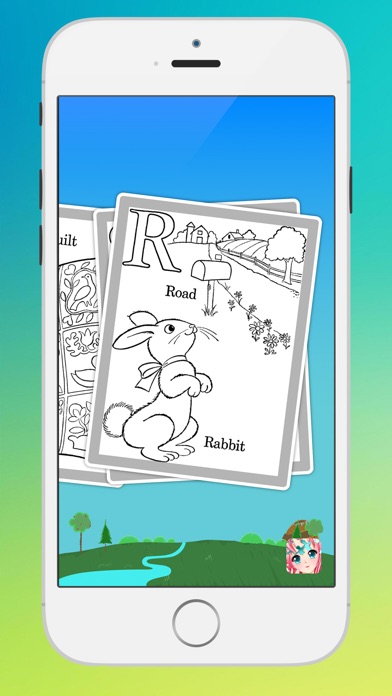 Coloring Book English Letters screenshot 2