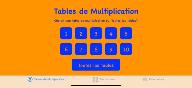 Tables de multiplication lite!