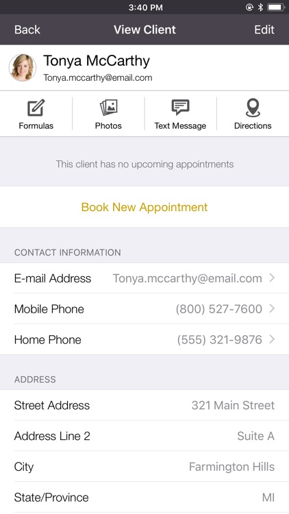 Salon Iris - Salon Management