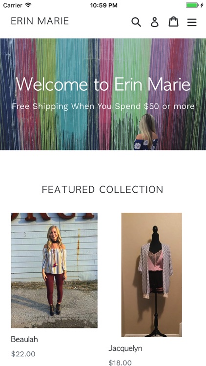 Shop Erin Marie