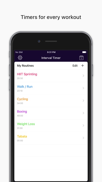 Interval Timer - HIIT Workouts