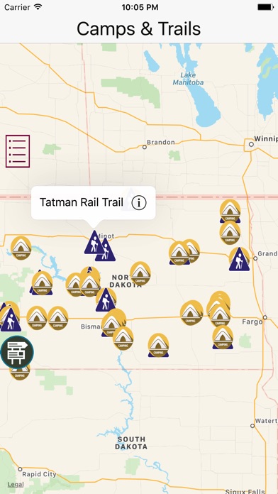 North Dakota Camps & Trails screenshot 2