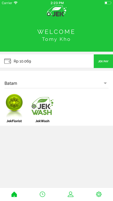 Ojek - Jek wash & Jek florist screenshot 3