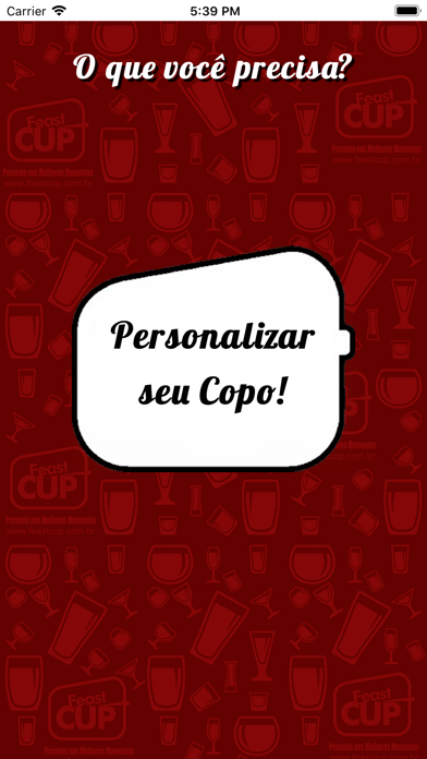 How to cancel & delete Feast Cup personalize seu copo from iphone & ipad 1