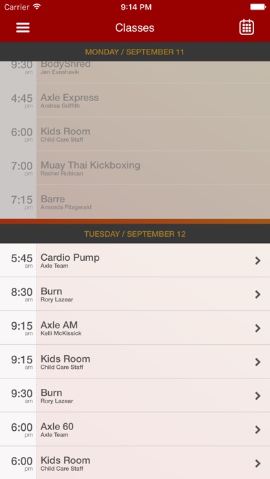 Axle Fitness screenshot 3