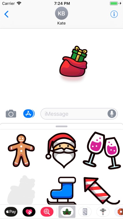 Flat Christmas Stickers