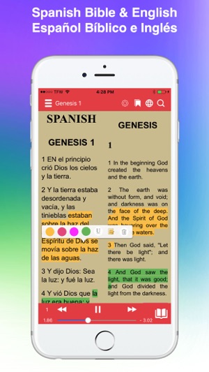 Spanish Bible Español Audio(圖2)-速報App