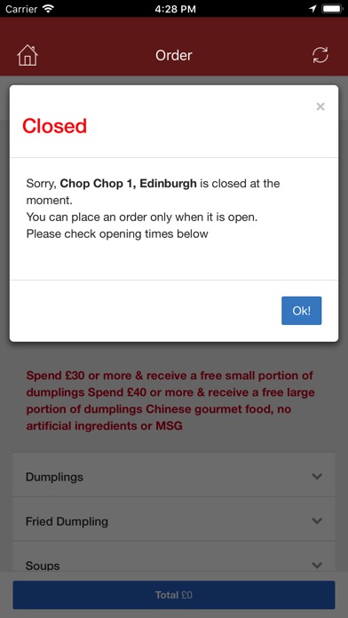 Chop Chop 1, Edinburgh screenshot 2