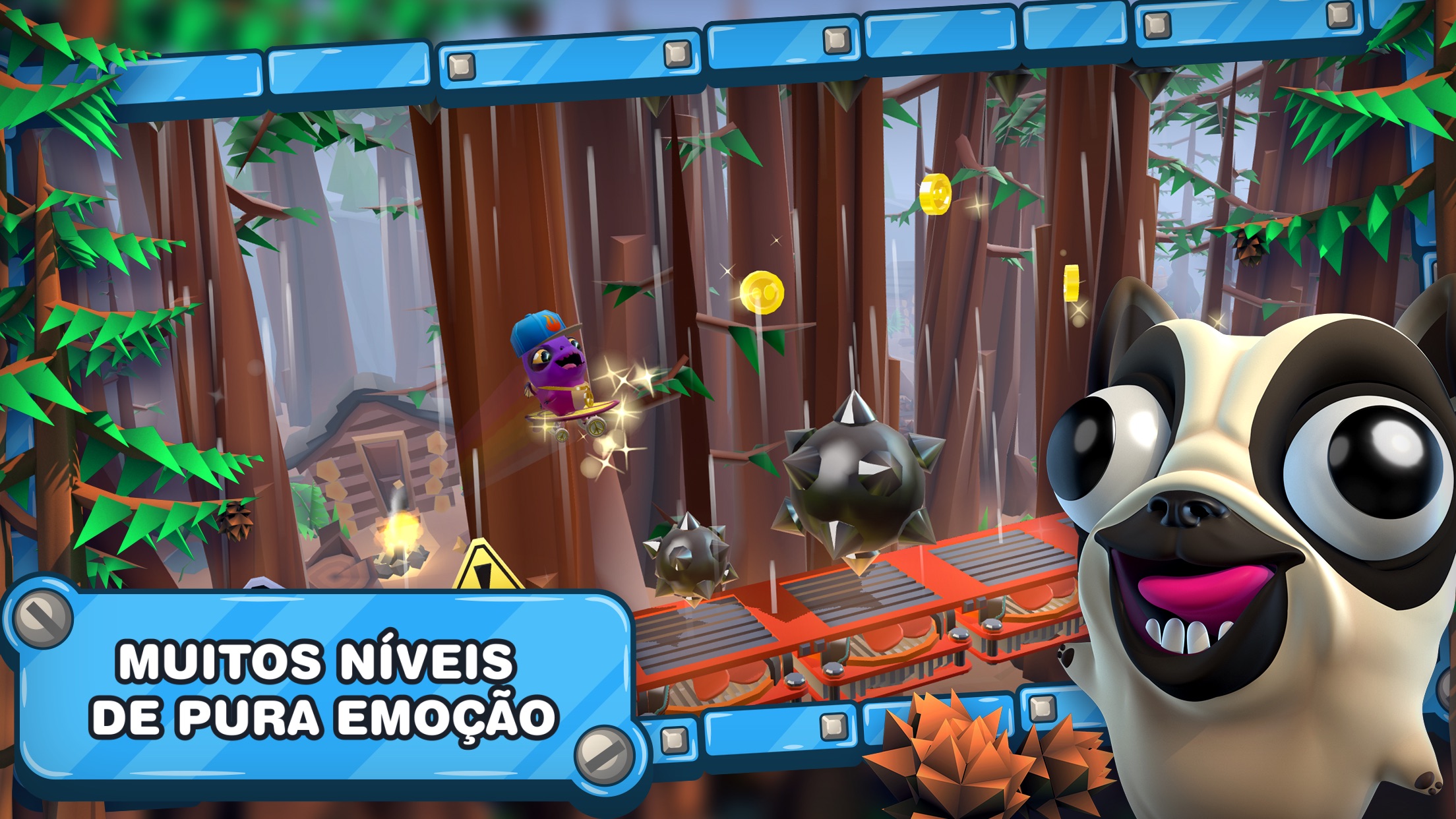 Screenshot do app Bacon Escape 2