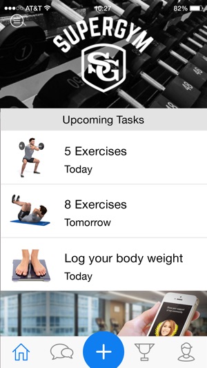 De Supergym fitness app