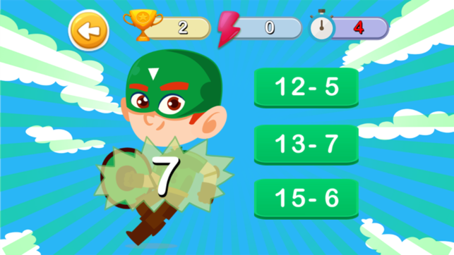 Super Hero Math Games(圖3)-速報App