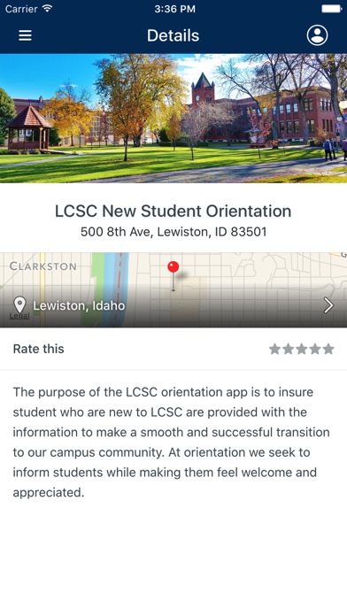 LCSC New Student Orientation screenshot 2