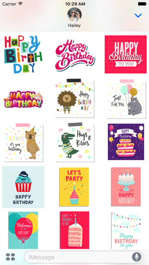 Happy Birthday Stickers & Card(圖2)-速報App