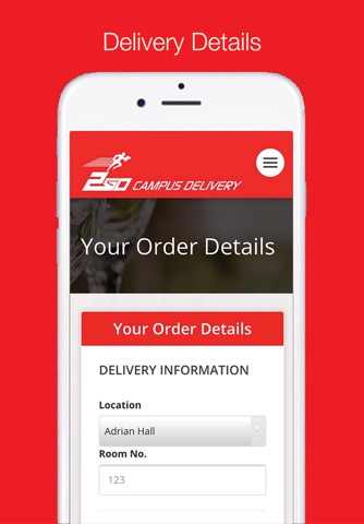 2GO Campus Delivery screenshot 4