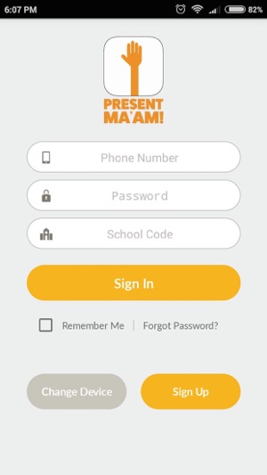 Present Ma'am parent App