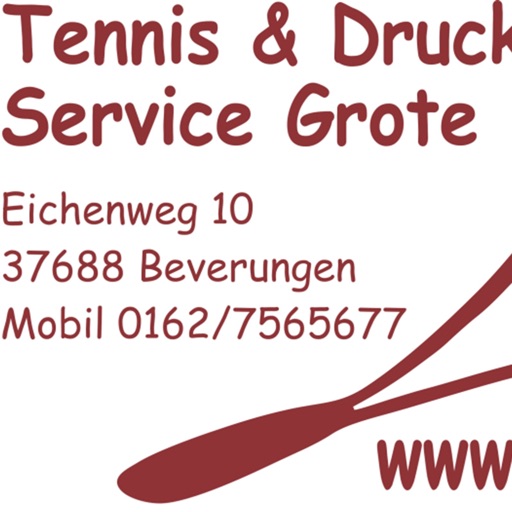 Tennis & Druck Service Grote