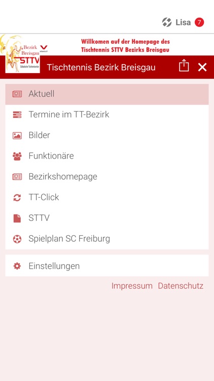 Tischtennis Bezirk Breisgau