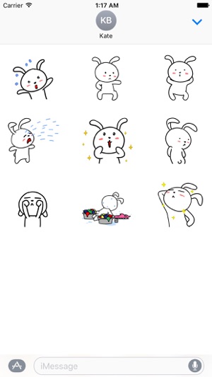 Animated Funny Rabbit Sticker(圖2)-速報App