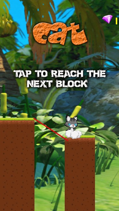 Cat Swinging Tower Jumping screenshot 2